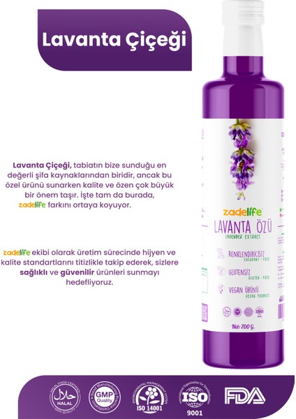Lavanta Özü Net 700 gr
