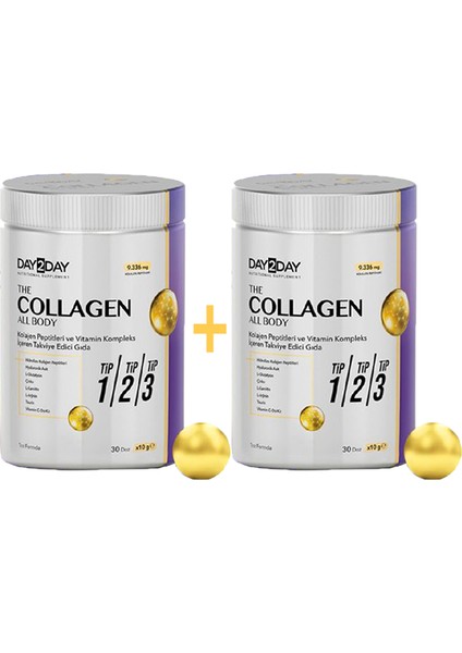 All Body Collagen Toz Form 2x300 g