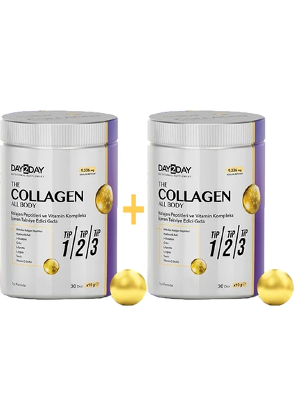 All Body Collagen Toz Form 2x300 g