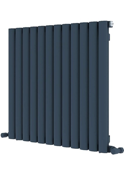 Tallis Yatay Alüminyum Radyatör Modern Tasarım Antrasit 60X71 cm