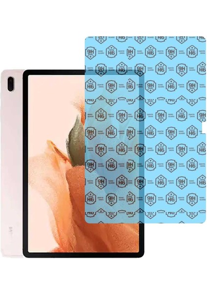 Samsung Galaxy Tab S7 Fe T737 Kılıf T735 T730 Uyumlu Tablet Nano Cam Ekran Koruyucu