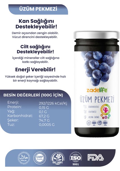Üzüm Pekmezi Net 315 gr