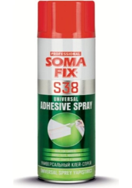 6 Adet Somafix 500 ml Somafix Genel Amaçlı Tekstil Sünger Sprey Yapıştırıcı S38