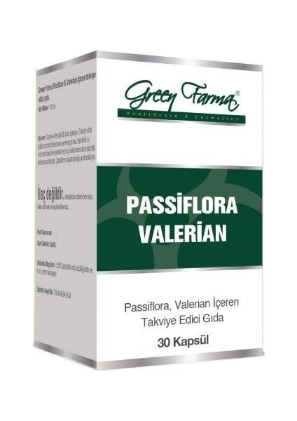 Passiflora & Valerian 30 Kapsül