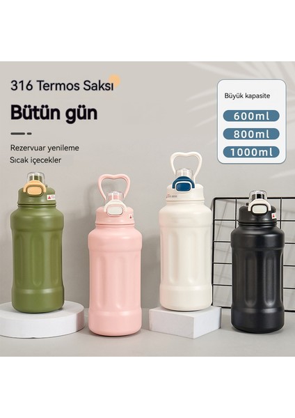 Kış Öğrencileri Için Büyük Kapasiteli Termos Bardak Açık Spor Fitness Su Şişesi (Yurt Dışından) fiyatları