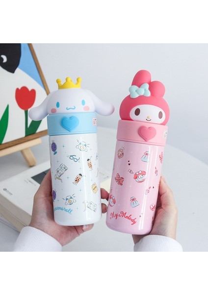 Çizgi Film Taşınabilir Sanrio Öğrenci Su Şişesi Çocuk Yalıtım Su Şişesi (Yurt Dışından) indirimleri