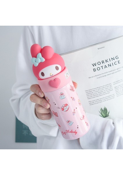 Çizgi Film Taşınabilir Sanrio Öğrenci Su Şişesi Çocuk Yalıtım Su Şişesi (Yurt Dışından)