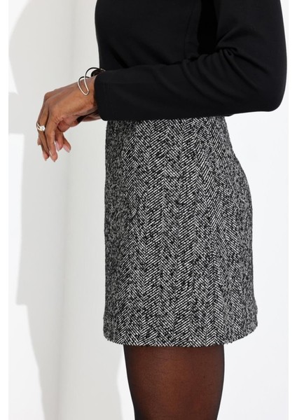 Kadın Premium Kalite Balıksırtı Mini Etek fiyatları