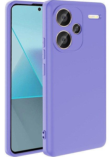 Xiaomi Redmi Note 13 Pro Plus 5g Uyumlu Kılıf Samsung Galaxymara Lansman Kapak-Lila