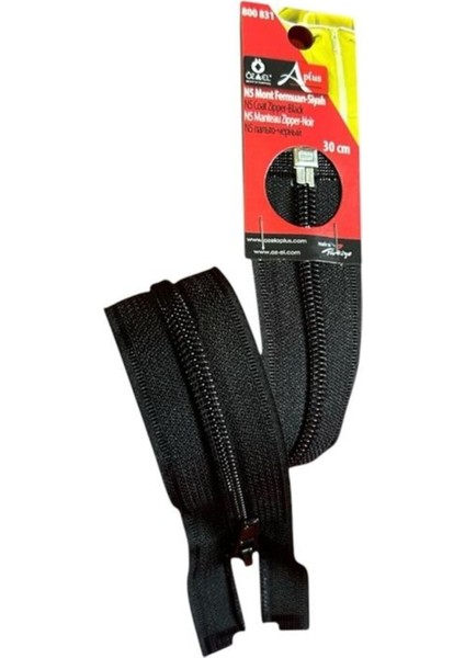 Siyah Mont Fermuarı 30 cm 800 831