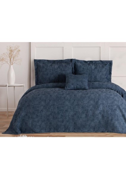 Çift Kişilik 4 Parça Yatak Ortusu Dream Indigo