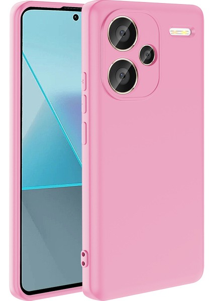 Xiaomi Redmi Note 13 Pro Plus 5g Uyumlu Kılıf Samsung Galaxymara Lansman Kapak-Pembe