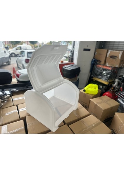 Motosiklet Pizza/servis Çantası 90 Litre Beyaz fırsatları