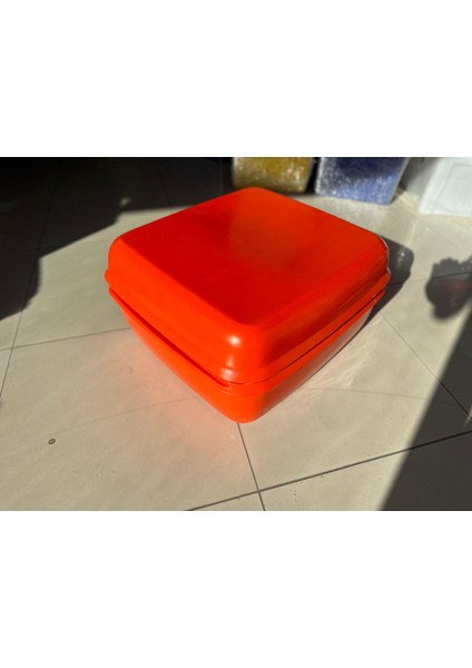 Motosiklet Servis Kurye Çantası Midi Box Turuncu 110 Litre