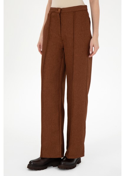 Kadın Kahverengi Pantolon (Kanvas-Chino) 50290500-Vr029