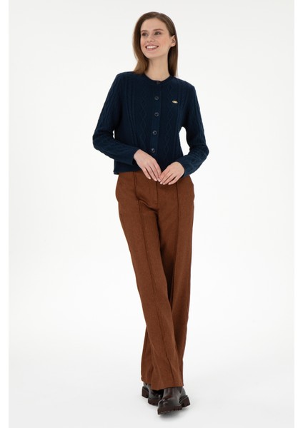 Kadın Kahverengi Pantolon (Kanvas-Chino) 50290500-Vr029