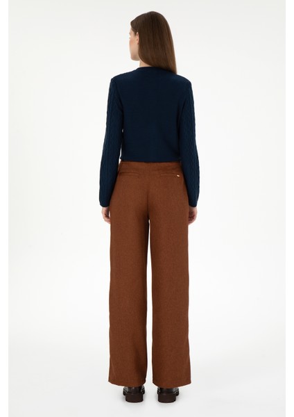Kadın Kahverengi Pantolon (Kanvas-Chino) 50290500-Vr029
