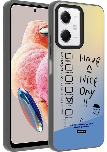 Xiaomi Redmi Note 12 4g Kılıf Desenli Zore Dragon Sert Kapak