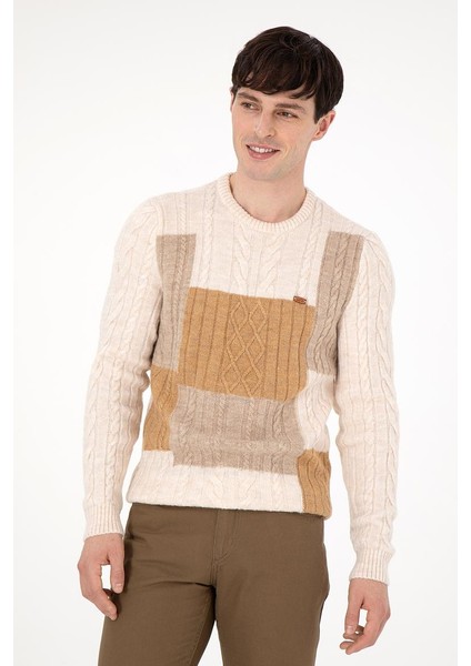 Erkek Krem Kazak modelleri