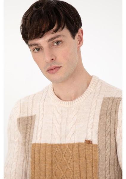 Erkek Krem Kazak indirimleri