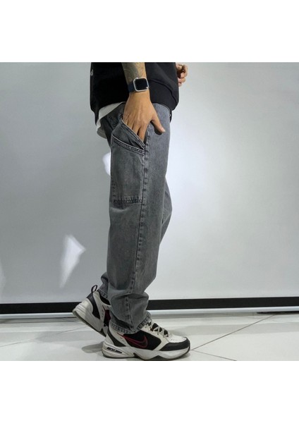 Baggy Fit Erkek Jean Pantolon