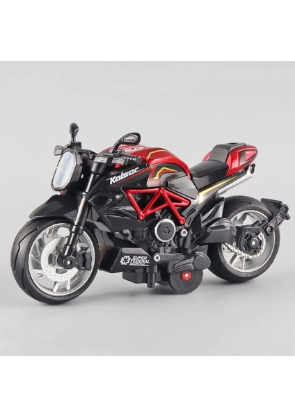 Bumerang Alaşım Model Işıklar Ses Efektleri Yarış Motosiklet (Yurt Dışından)