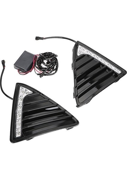 Ford Focus Gündüz Far Lamba Seti Piano Black Ledli 2011-2015