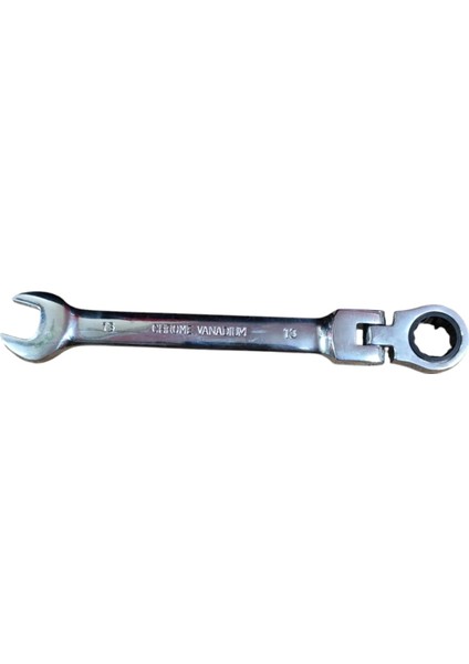 Mafsallı Cırcır Kombine Anahtar 13 mm Chrome Vanadıum