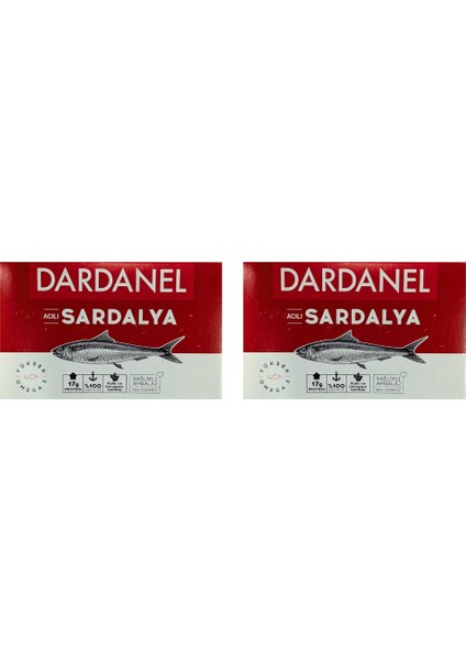 Çanakkale Sardalya Acılı 125 gr x 2 Adet