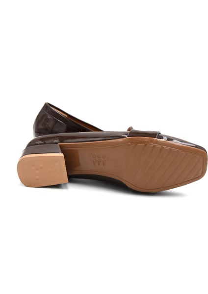 (Park Moda) Zeni Ön Toka Detaylı Alça Kalın Topuklu Günlük Kadın Ayakkabı Kahve indirimleri