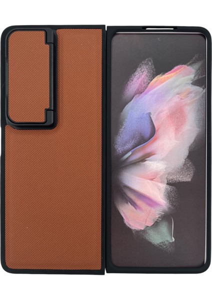 Samsung Galaxy Z Fold 4 Uyumlu Manyetik Standlı Seri Arka Koruma Kılıf