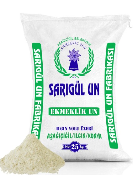 Ekmeklik Sarı Durum Buğday Unu 25 kg Un, Her Çeşit Hamur Işleri