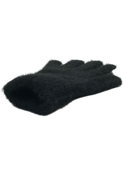 Kadın Kışlık Yumuşak Dokulu Peluş Rahat Kullanım Eldiven Winter Soft Gloves