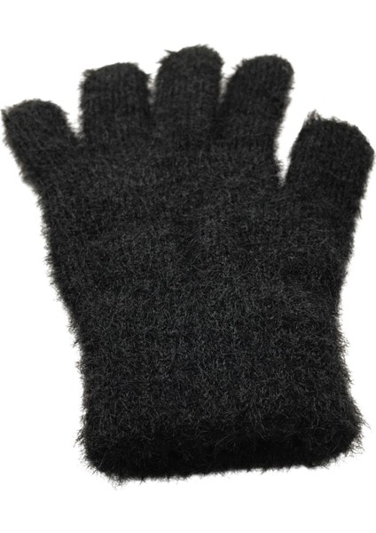 Kadın Kışlık Yumuşak Dokulu Peluş Rahat Kullanım Eldiven Winter Soft Gloves