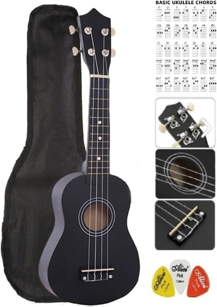 Soprano Ukulele+Kılıf ve Pena