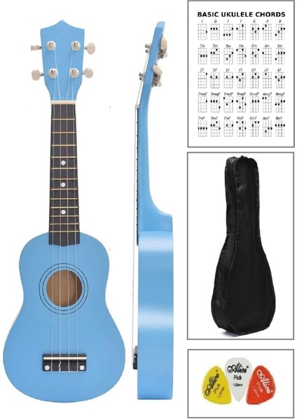 Soprano Ukulele+Kılıf ve Pena