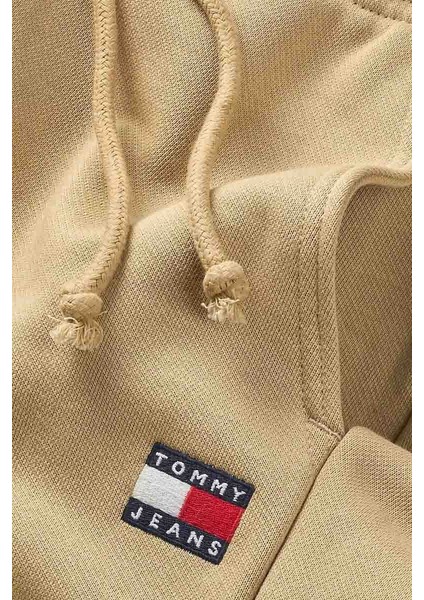 Erkek Tjm Badge Sweatpant - Bej