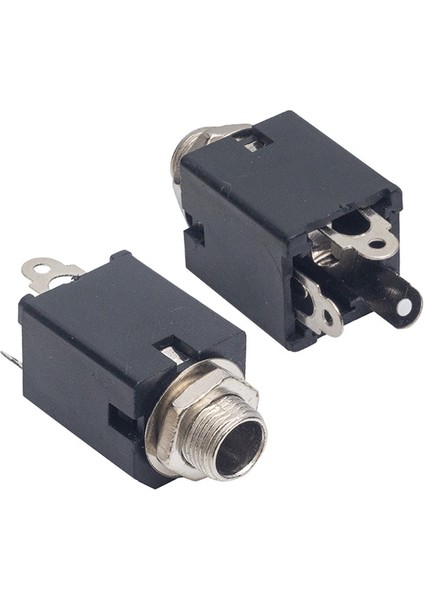 6.3 mm Stereo Dik Gitar Jack Şase