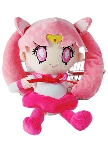 Karikatür Anime Sailor Moon Doll Kara Kedi Luna Kız Pençe Makinesi Bebeği (Yurt Dışından)