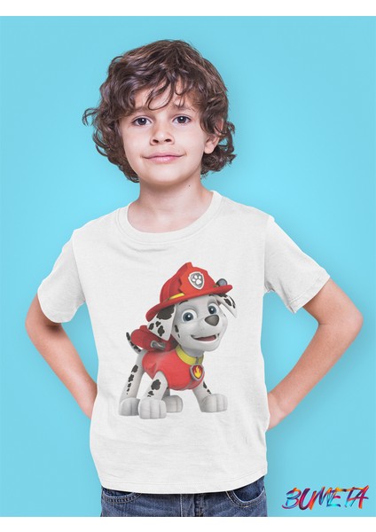 Paw Petrol Marshall Karakter Characters Çocuk Tişört T-Shirt