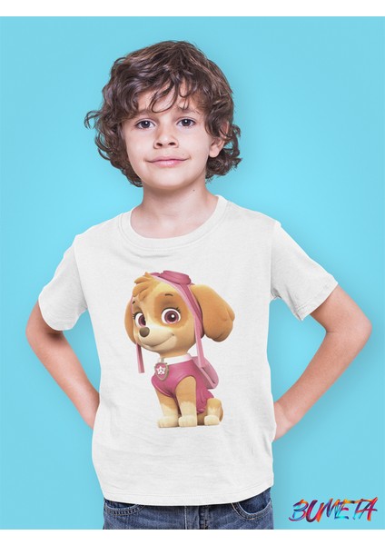 Paw Petrol Skye Karakter Characters Çocuk Tişört T-Shirt