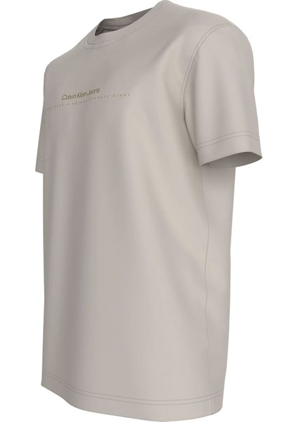 Erkek Ck Minimal Logo T-Shirt - Gri indirimleri