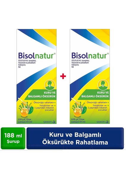 Bisolnatur Şurup 2'li