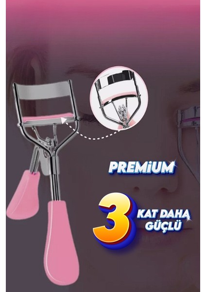Klasik Kirpik Kıvırma Aleti 3 Kat Daha Güçlü