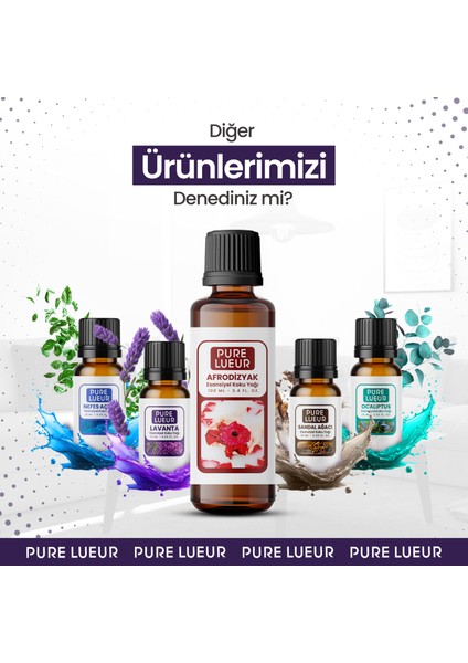 Lavanta Esansiyel Uçucu Koku Yağı Buhurdanlık Yağı Difüzör Esansı Hobi Esans Ortam Oda Kokusu 10 ml