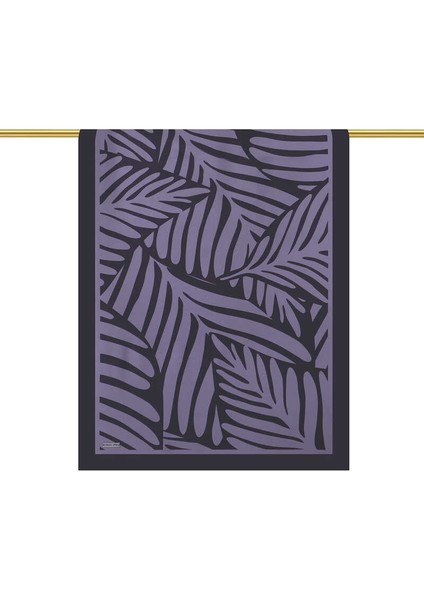 Lacivert Ekin Desen Twill Ipek Şal modelleri