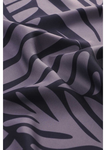 Lacivert Ekin Desen Twill Ipek Şal indirimleri