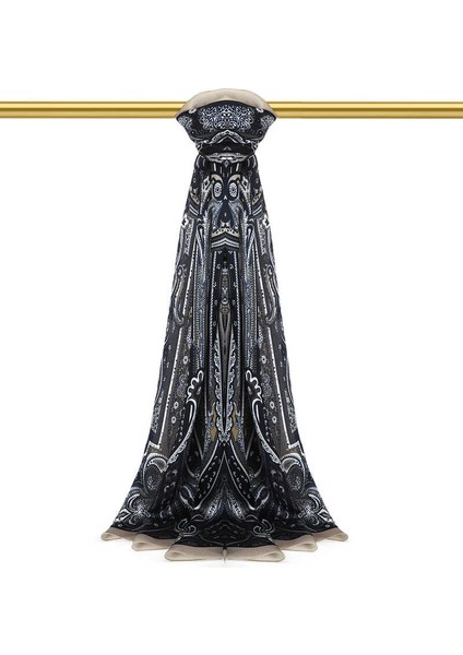 Bej Sahra Desen Sura Ipek Şal