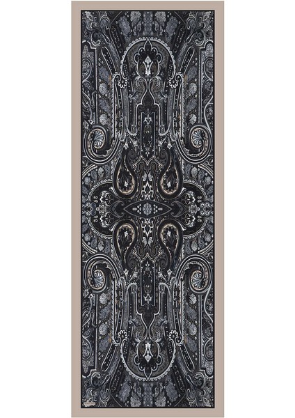 Bej Sahra Desen Sura Ipek Şal modelleri