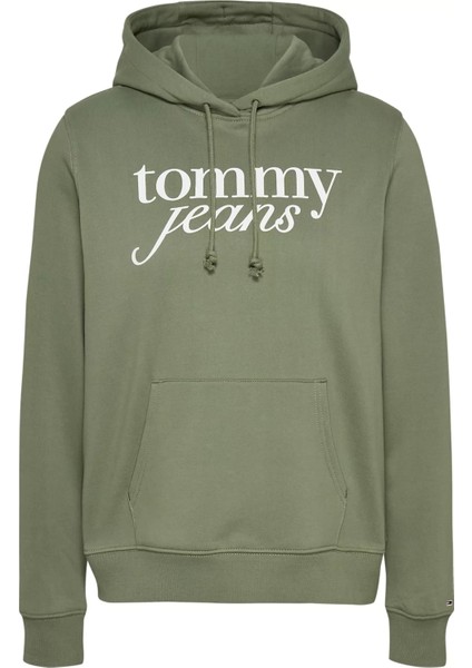 Kadın Kapüşonlu Sweatshirt - Yeşil